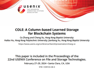 A Column-based Learned Storage for Blockchain Systems